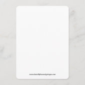 White Marble Wedding - Info Card Informatiekaartje (Achterkant)