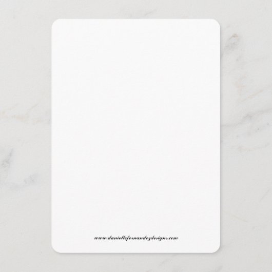 White Marble Wedding - Info Card Informatiekaartje (Achterkant)