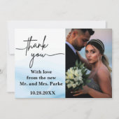 White marble Weeding Invitation Kaart (Voorkant)