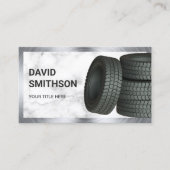 White Marble Wheel Alignment Autobandenwinkel Visitekaartje (Voorkant)