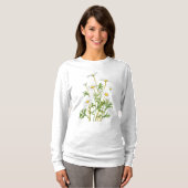 White Marguerite Daisy T-shirt (Voorkant volledig)