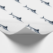 White Marlin Deep Zee Vist Cadeaupapier (Hoek)