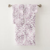WHITE MAUT GEÏNSPIRED BATHROOM TOWEL SET BAD HANDDOEK (Insitu)