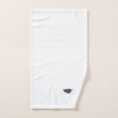 White Medical Caduceus Bad Handdoek (Handdoek)