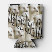 White Meerkat Army Logo, Stubby Cooler (Voorkant)