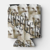 White Meerkat Army Logo, Stubby Cooler (Achterkant)