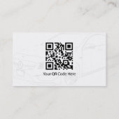 White Mercedes Benz Visitekaartjes (Achterkant)