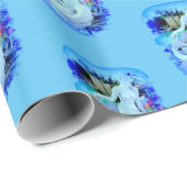 White Mermaid Sitting Thunder_Cove Cadeaupapier (Rol Hoek)