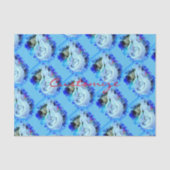 White Mermaid Sitting Thunder_Cove Tissuepapier (Voorkant)