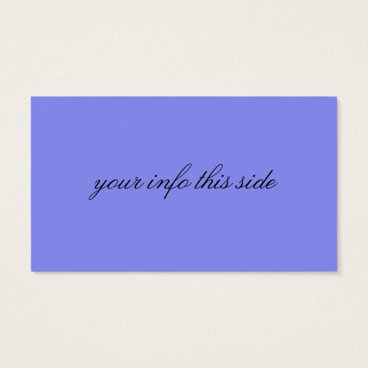 White Mermaid Sitting Thunder_Cove Visitekaartje (Achterkant)