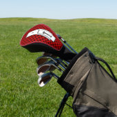 White Mesh Moire (Tintable) van Kenneth Yoncich Golfheadcover (Insitu)