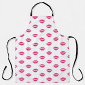 WHITE MET BRIGHT PINK LIPS SCHORT (Voorkant)