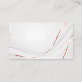 White met Roos Gold Ribbon Enclosure Kaart (Achterkant)