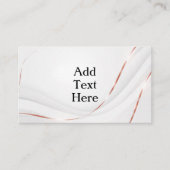 White met Roos Gold Ribbon Enclosure Kaart (Voorkant)