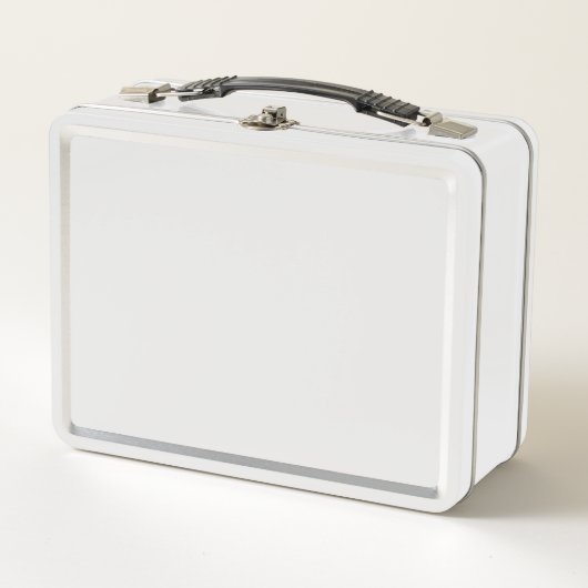 White Metal Lunch Box (Voorkant)