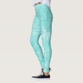White MG Warrior Awareness Ribbon Leggings (Links)