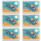 WHITE MICE & BLACK CAT OP HALLOWEEN PUMPKIN HUNT STICKER (Voorkant)