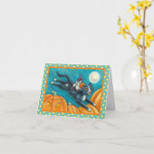 WHITE MICE & BLACK CAT OP HALLOWEEN SCAVENGER HUNT KAART (Gele Bloem)