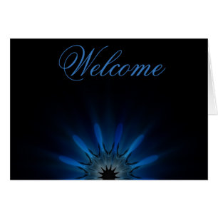 White Minimal Lotus Welcome Wishing