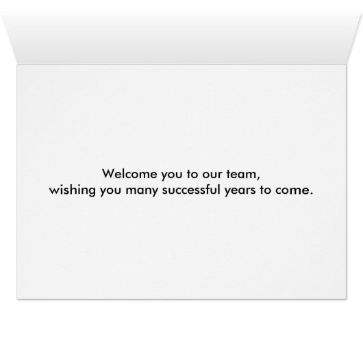 White Minimal Lotus Welcome Wishing (Binenzijde Horizontaal (Onderkant))