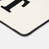 White Minimal Personalized Parrot Lover Typography Bureaumat (Hoek)