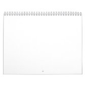 White Minimalist Background – Solid Blank Canvas Kalender (Hoes)
