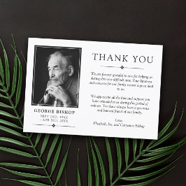 White minimalist fotosympathie bedankt