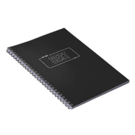 White Minimalist Live Your Best Life Notitieboek