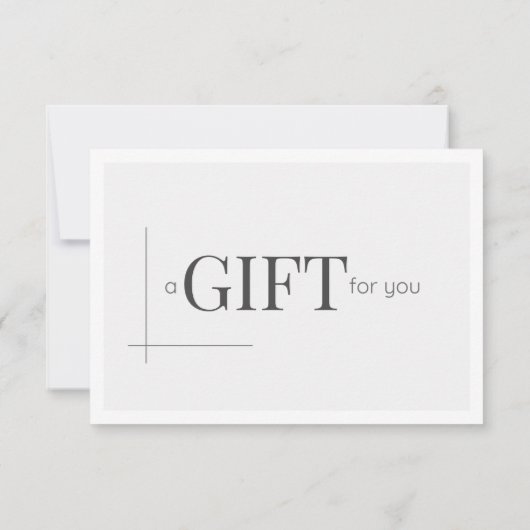 White Minimalistical Business Cadeft Certificate K (Achterkant)