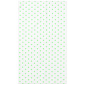 White Mint Green Polka Dots Tafelkleed (Voorkant)