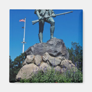 White Minuteman Statue, Lexington, Massachusetts Magneet