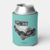 White Model A koelbox Blikjeskoeler (Blikje Voorkant)