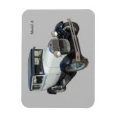 white model A magneet (Verticaal)