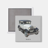 White Model A magnet (Voorkant / Achterkant)