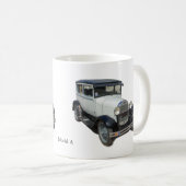 White Model A mok (Voorkant rechts)