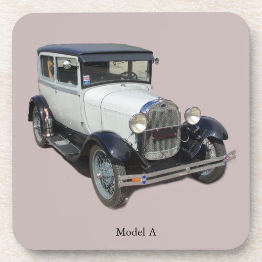 White Model A onderzetter set (Voorkant)