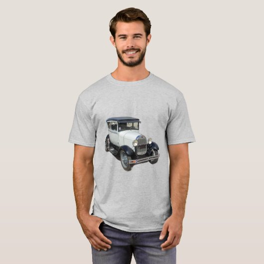 White Model A shirt (Voorkant volledig)