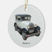 White Model A-versiering Keramisch Ornament (Links)
