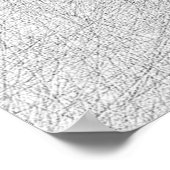 White Modern art Poster (Hoek)