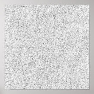 White Modern art Poster