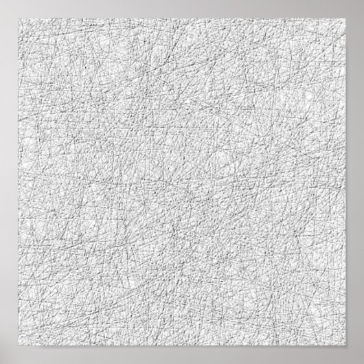 White Modern art Poster (Voorkant)