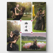 White Modern persoonlijke liefde je collage foto Fotoplaat (Voorkant)