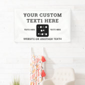 White Modern Simple Business Logo Photo Brand Spandoek (Insitu)