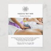 White Modern Toevoegen Logo Typografie Foto QR-cod Flyer (Voorkant)