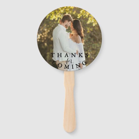 White Modern Wedding with Eucalyptus leaves  Handwaaier (Achterkant)