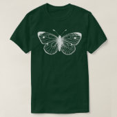 White Monarch Butterfly T-shirt (Design voorkant)