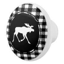 White Moose Black Buffalo Pset Pattern