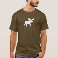 White Moose Silhouette | Wilde dieren