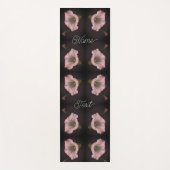 White Morning Glory Flower Abstract, persoonlijk Yogamat (Voorkant)