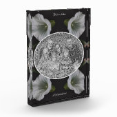 White Morning Glory Flower Creëer Uw Eigen Fotoblokken (Links)